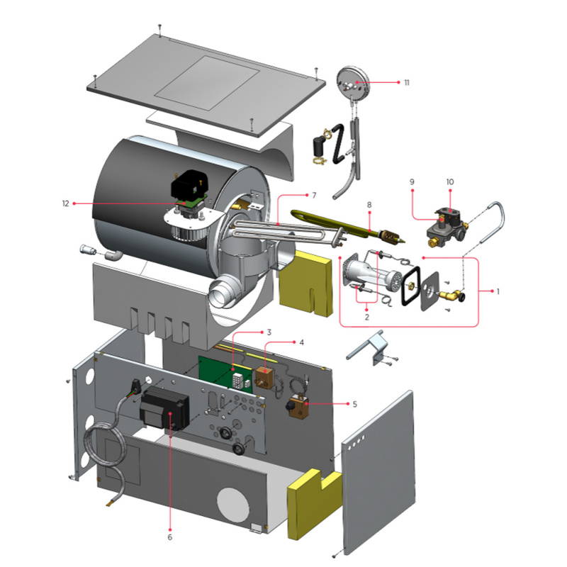 Varaosat Alde Compact 3000 ryhmässä Matkailuvaunu & Matkailuauto / Lämmitys & Ilmastointi / Alde / Alde Lämmittimet / Varaosat Compact 3000 @ Campmarket (77809)