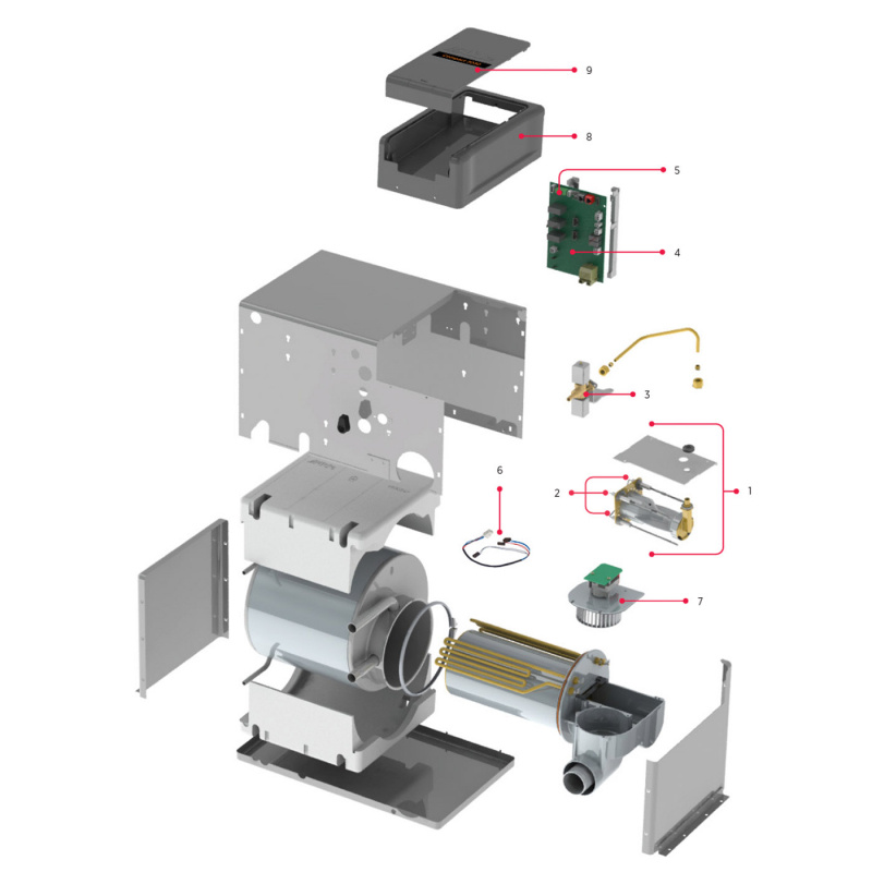 Varaosat Alde Compact 3030 ryhmässä Matkailuvaunu & Matkailuauto / Lämmitys & Ilmastointi / Alde / Alde Lämmittimet / Varaosat Alde Compact 3030 @ Campmarket (77812)