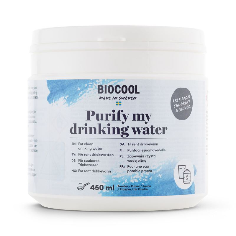 Biocool Purify My Drinking Water Rakeet ryhmässä Vesi & Sanitaatio / Kemikaalit / Juomavesisäiliön Desinfiointi @ Campmarket (79491)