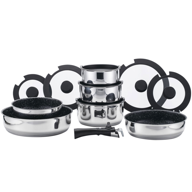 Royal Camping Kattilasetti 8-osaa ryhmässä Kotitalous & Keittiö / Keittiötarvikkeet / Kattilat & Pannut @ Campmarket (80007)