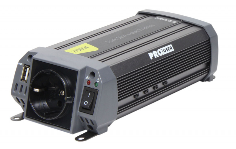 Pro-User Inverteri 200W ryhmässä Matkailuvaunu & Matkailuauto / Elektroniikka / Akut & Muuntimet / Invertteri & Muunnin @ Campmarket (80595)