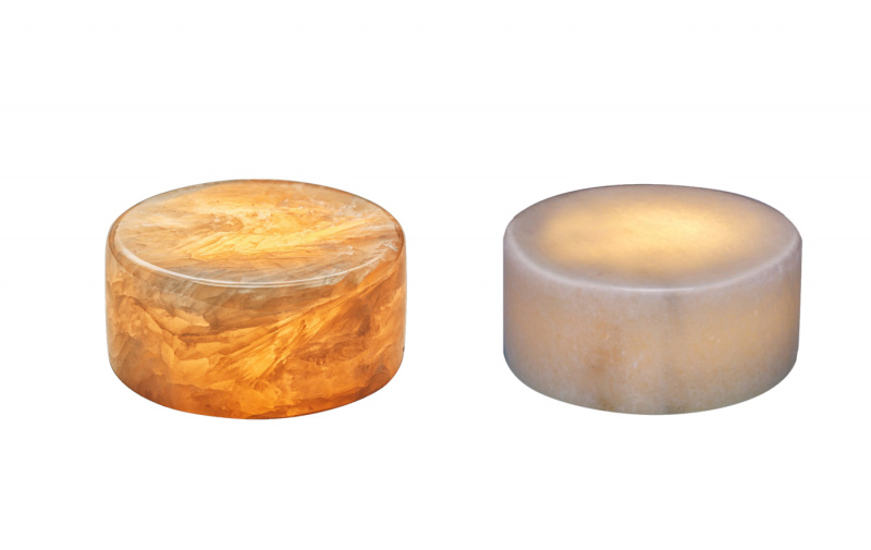 Marble S Pöytävalaisin Aitoa Marmoria ryhmässä Koti & Sisustus / Valaistus & Lyhdyt @ Campmarket (80787)