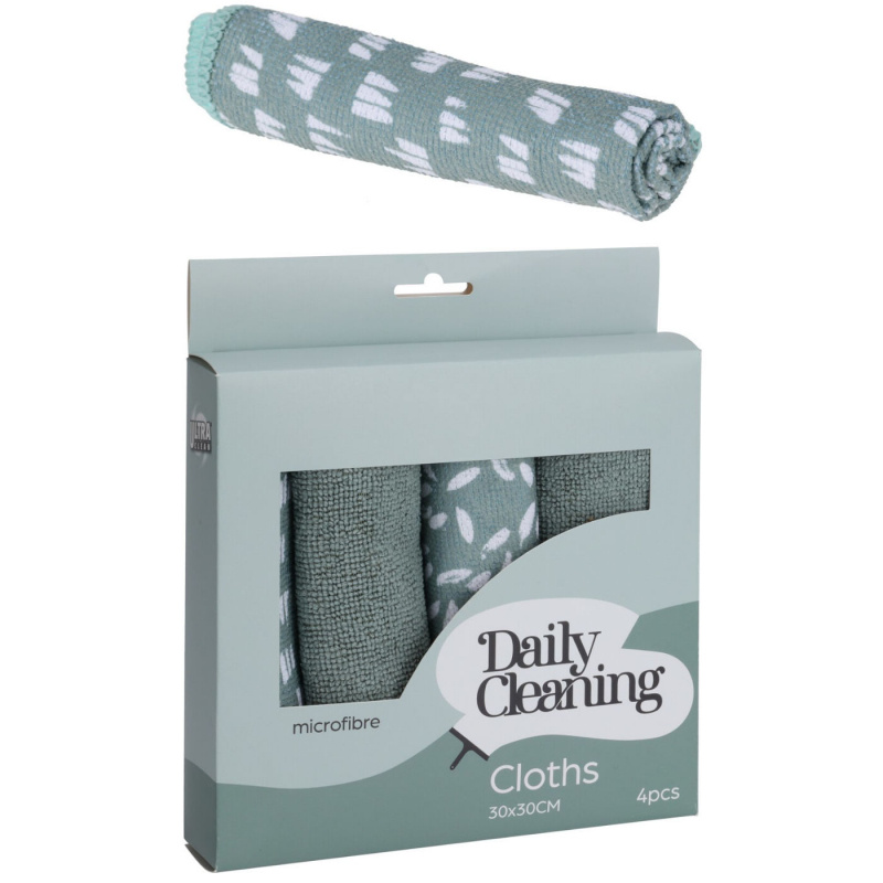 Mikrokuituliinasetti 4 kpl ryhmässä Kotitalous & Keittiö / Pesu, Siivous & Tiskaus / Siivous @ Campmarket (80915)