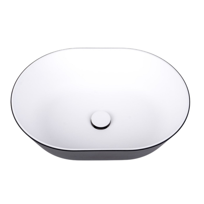 Soikea Pesuallas Musta 350x260 mm ryhmässä Vesi & Sanitaatio / Vesi / Pesu - & Suihkualtaat / Pesualtaat @ Campmarket (81068)