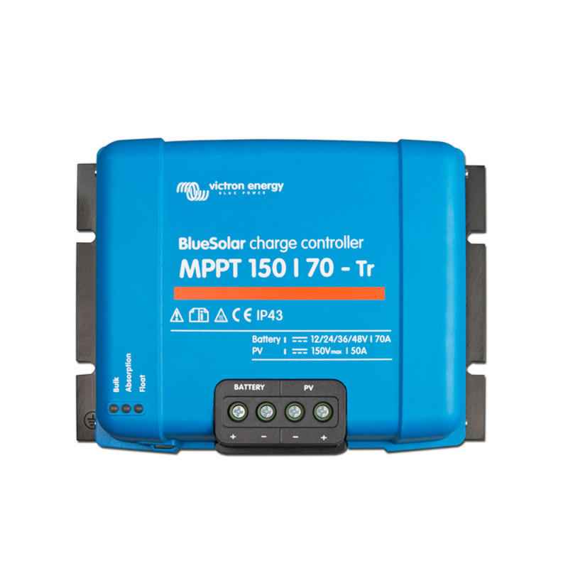 Victron Aurinkosäätimet BlueSolar MPPT 150/70-Tr ryhmässä Matkailuvaunu & Matkailuauto / Elektroniikka / Aurinkopaneelit / Aurinkopaneelisäätimet / MPPT @ Campmarket (81226)