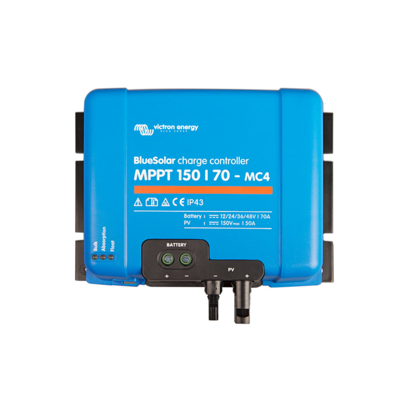 Victron Aurinkosäätimet BlueSolar MPPT 150/70-MC4 ryhmässä Matkailuvaunu & Matkailuauto / Elektroniikka / Aurinkopaneelit / Aurinkopaneelisäätimet / MPPT @ Campmarket (81227)