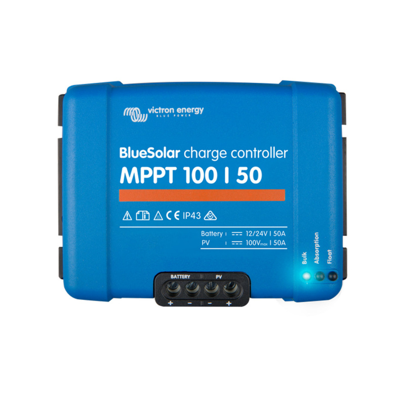 Victron Aurinkosäätimet BlueSolar MPPT 100/50 ryhmässä Matkailuvaunu & Matkailuauto / Elektroniikka / Aurinkopaneelit / Aurinkopaneelisäätimet / MPPT @ Campmarket (81229)