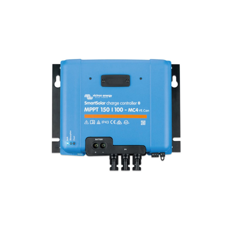 Victron Aurinkosäätimet SmartSolar MPPT 150/100-MC4 VE.Can ryhmässä Matkailuvaunu & Matkailuauto / Elektroniikka / Aurinkopaneelit / Aurinkopaneelisäätimet / MPPT @ Campmarket (81236)