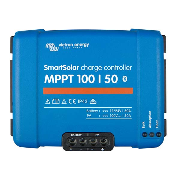 Victron Aurinkosäädin SmartSolar MPPT 100/50 ryhmässä Matkailuvaunu & Matkailuauto / Elektroniikka / Aurinkopaneelit / Aurinkopaneelisäätimet / MPPT @ Campmarket (81343)