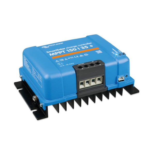 Victron Aurinkosäädin SmartSolar MPPT 150/35 ryhmässä Matkailuvaunu & Matkailuauto / Elektroniikka / Aurinkopaneelit / Aurinkopaneelisäätimet / MPPT @ Campmarket (81345)