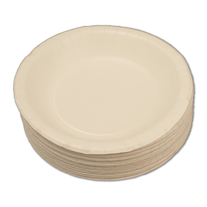 Syvä Paperilautanen 19cm ryhmässä Kotitalous & Keittiö / Tarjoilu / Kertakäyttö Tuotteet @ Campmarket (82513)