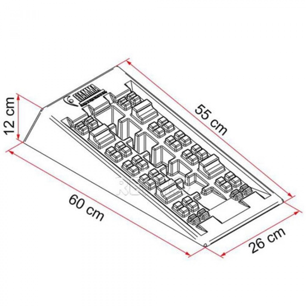 Level-System Jumbo XXL 2kpl ryhmässä Matkailuvaunu & Matkailuauto / Koriosat / Ajokiilat @ Campmarket (64189)