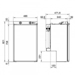 Dometic Jääkaappi RM5330 Pyöräkotelolle