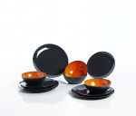 Gimex Greyline Oranssi 12-Osainen Astiasto