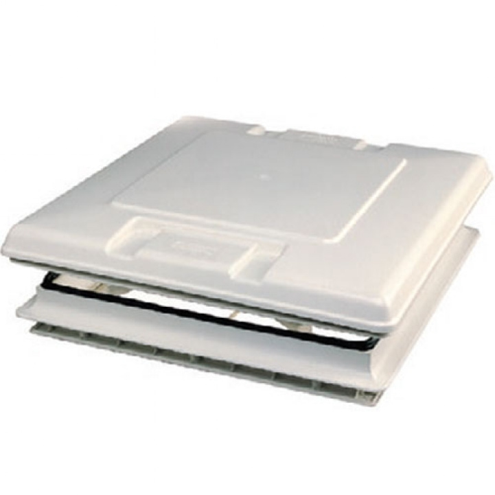 Fiamma Vent 50*50, valkoinen kupu ryhmässä Matkailuvaunu & Matkailuauto / Pakettiautot & Retkeilyautot / Kori / Kattoluukut / Kattoluukut Muut Koot @ Campmarket (65129)