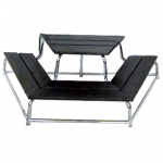 Kaksoisaskelma Penta Elegance Kromi