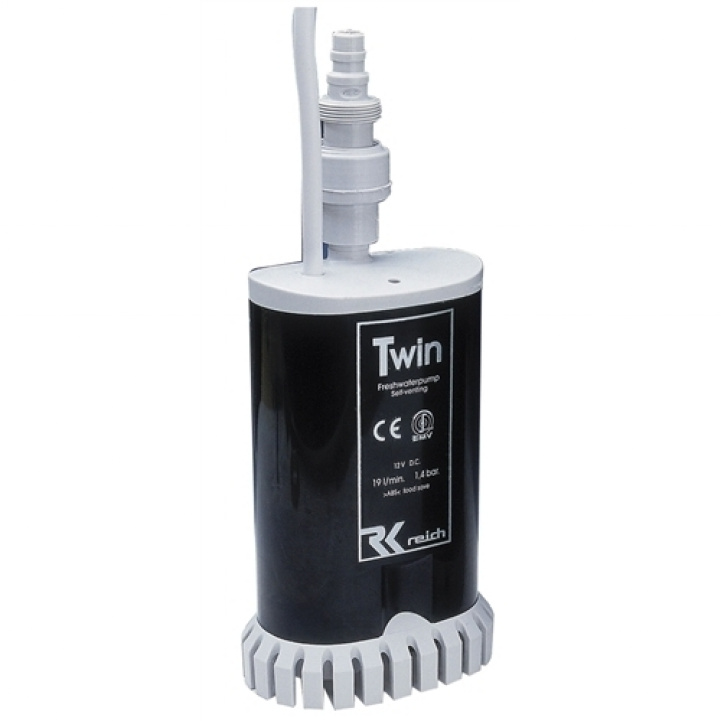 Uppopumppu Twin Takaiskuventiilillä ryhmässä Vesi & Sanitaatio / Vesi / Vesipumput / Uppopumpput @ Campmarket (65291)