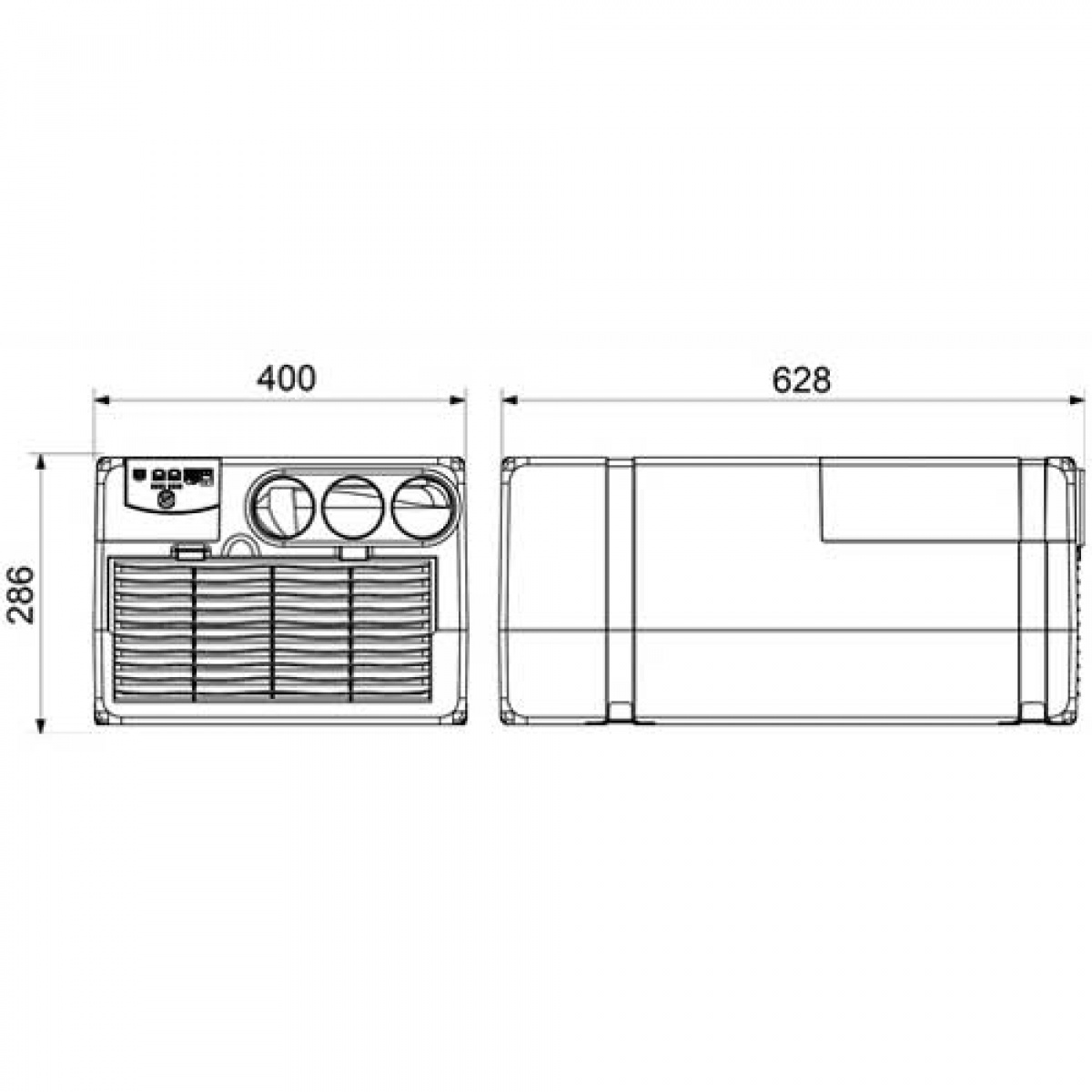 Dometic FreshWell 3000 ryhmässä Matkailuvaunu & Matkailuauto / Lämmitys & Ilmastointi / Ilmastointi / Lattiaan Asennettavat @ Campmarket (65324)