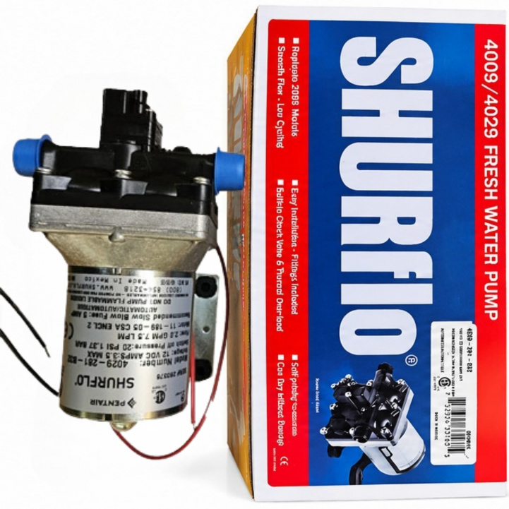 Shurflo Painevesipumpu 7l/min ryhmässä Vesi & Sanitaatio / Vesi / Vesipumput / Painepumpput @ Campmarket (65644)