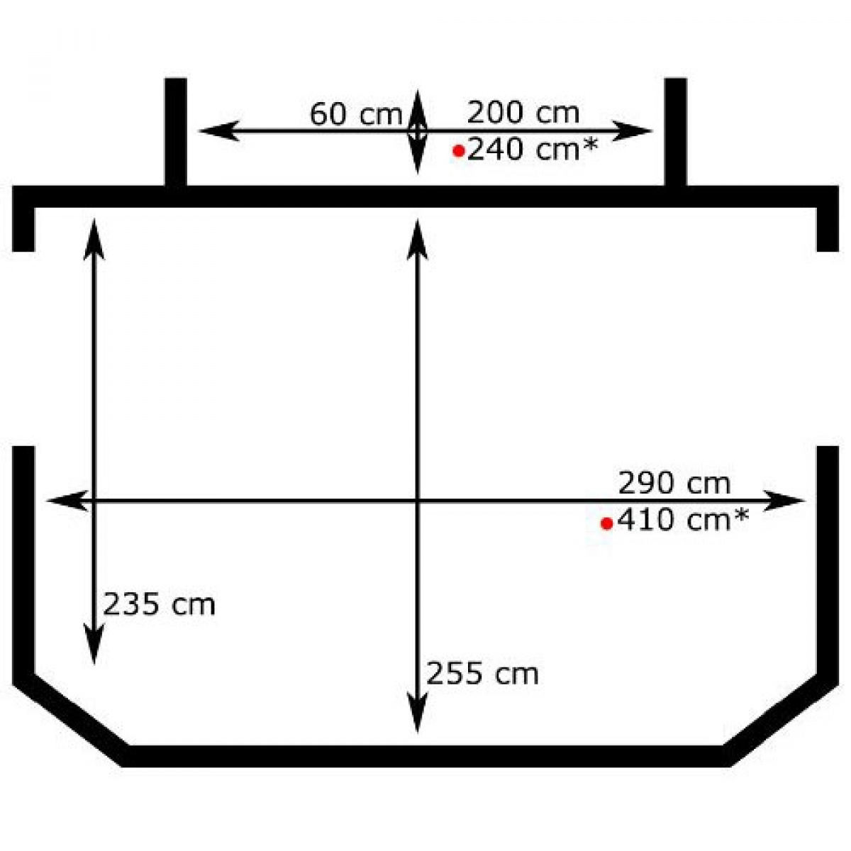 Svenska Tält 4000 (Erkkeri Malli)Leveys 410 cm ryhmässä Etuteltat & Markiisit / Asuntovaunun Etuteltat / Villa Teltta @ Campmarket (65692)