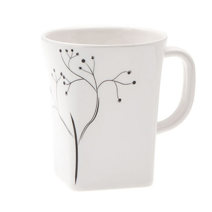 Gimex Muki Quadrato Black Pearl 30cl ryhmässä Kotitalous & Keittiö / Lasit & Mukit / Mukit & Kahvikupit @ Campmarket (65758)