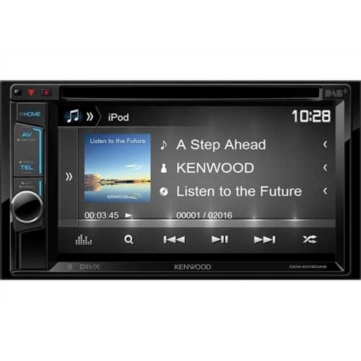 Bilstereo dubbel-Din Kenwood DDX-4065DAB ryhmässä Matkailuvaunu & Matkailuauto / Elektroniikka / TV, Kuva & Ääni / Kaiuttimet @ Campmarket (66024)