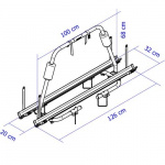 Thule Caravan Light Pyörälle, Aisaan