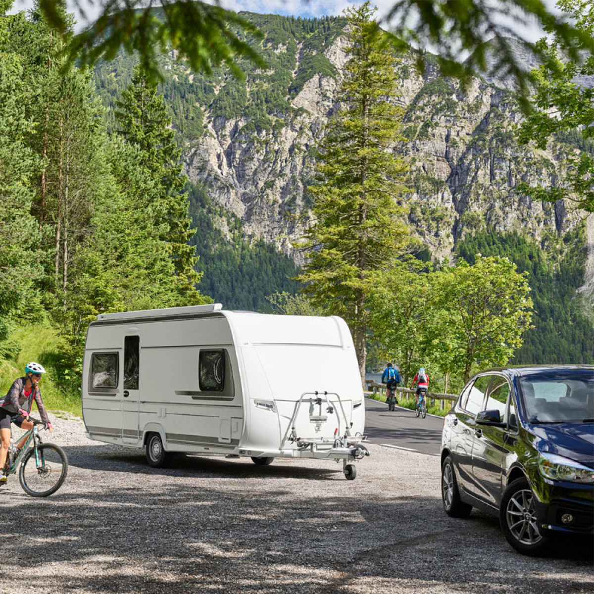 Thule Caravan Smart, 2 Pyörälle ryhmässä Matkailuvaunu & Matkailuauto / Koriosat / Polkupyörätelineet / Vetoaisat @ Campmarket (66402)