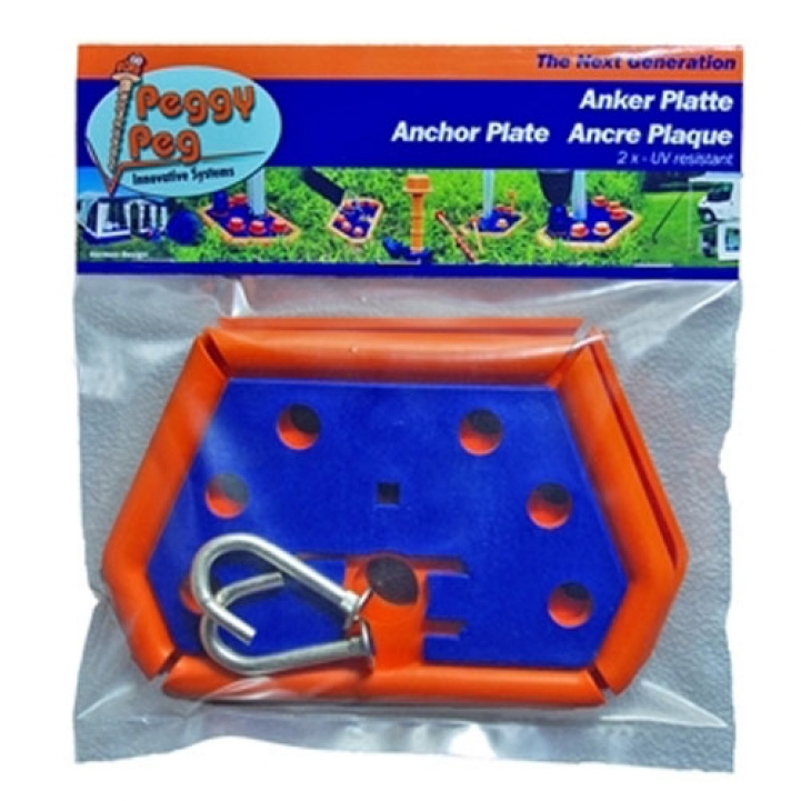 Peggy Peg Kiinnityslevy Koukulla Markiisin Jalkaan ryhmässä Etuteltat & Markiisit / Tarvikkeet - Varaosat / Etuteltta Tarvikkeet / Peggy Peg @ Campmarket (66585)