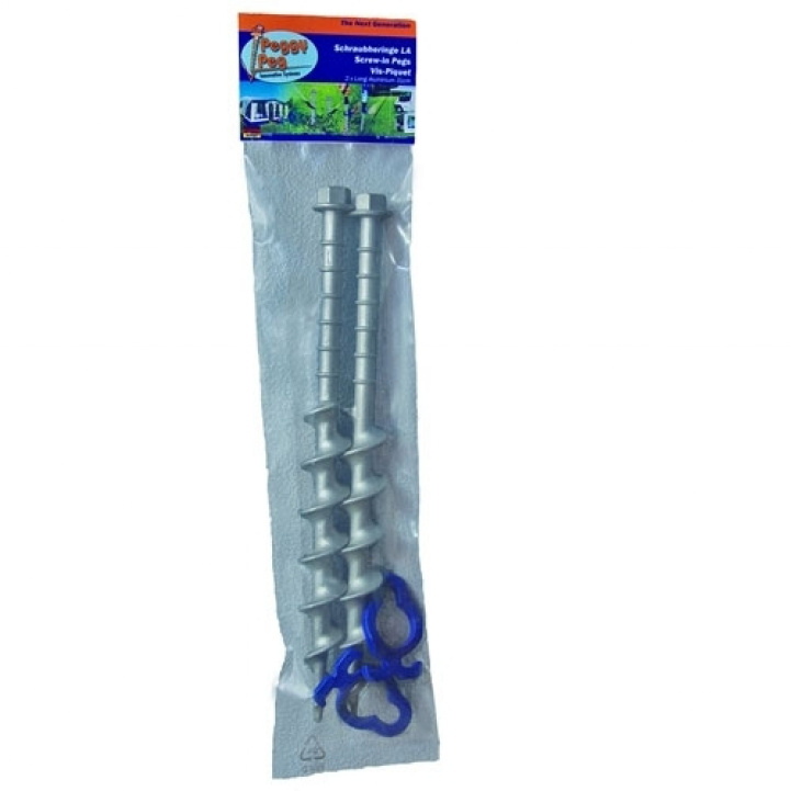 Peggy Peg Maaruuvi 31cm Alumiinia ryhmässä Etuteltat & Markiisit / Tarvikkeet - Varaosat / Etuteltta Tarvikkeet / Peggy Peg @ Campmarket (66587)