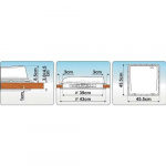 Fiamma Kattoluukku Turbo Vent 12V Crystal 40x40