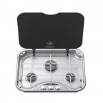 Liesi 3-liekkinen Lasikannella Hob Sarjaa 345