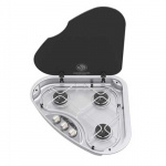 Liesi 3-liekkinen Lasikannella Oikea Sarjaa 330