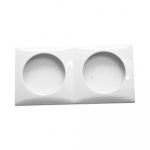 2-kertainen Pistorasiakehys Berker Valkoinen