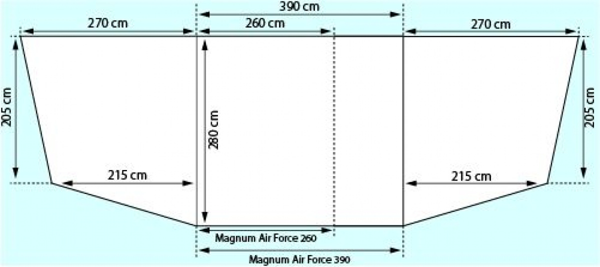 Doréma Magnum Air Force Weathertex ryhmässä Etuteltat & Markiisit / Asuntovaunun Etuteltat / Ilmateltat / Doréma Ilmateltat @ Campmarket (67249)