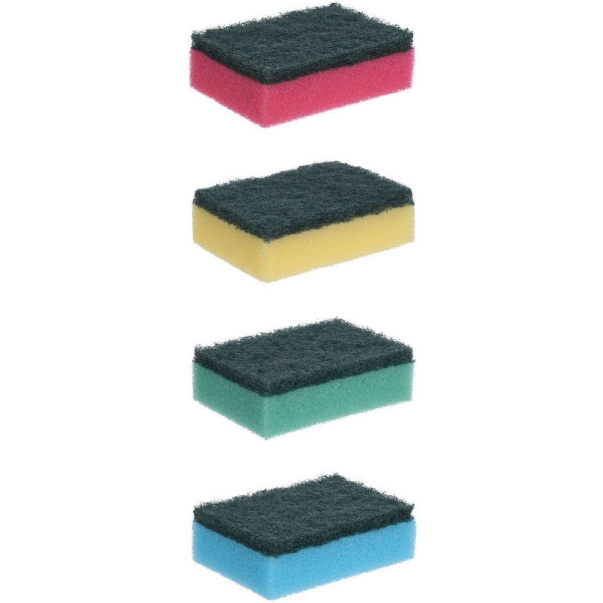 Tiski Sieni 10kpl 8 x 2,5 x 5 cm ryhmässä Kotitalous & Keittiö / Pesu, Siivous & Tiskaus / Tiskiharjat @ Campmarket (67309)