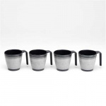 Flamefield Melamiinimukit Graniitti, 4 kpl.