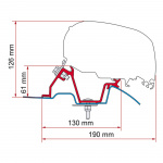 Fiamma Adapteri F65/F80 Crafter/Sprinter H2 -2020