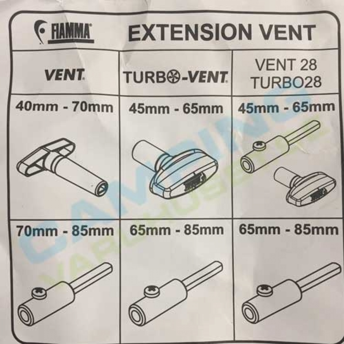 Fiamma Kattoluukun Veivin Jatkosarja ryhmässä Matkailuvaunu & Matkailuauto / Koriosat / Kattoluukut / Lisävarusteet Kattoluukkuihin @ Campmarket (68023)