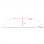 Pyöräkotelosuoja 2-akseliseen Hobby-vaunuun 2009-2021