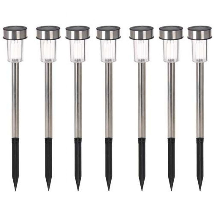 Soihtu Aurinkokennolla 7kpl 18cm ryhmässä Outdoor / Valaistus @ Campmarket (68581)