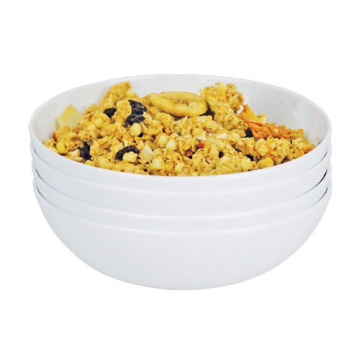 Gimex Müslikulho Classic Line White 4-kpl ryhmässä Kotitalous & Keittiö / Tarjoilu / Kulhot @ Campmarket (68632)