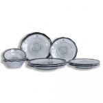 Royal Camping Melamiiniastiasto Shell 12 kpl