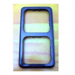 2-kertainen Pistorasiakehys Kapea Tummanharmaa