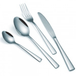 Gimex Ruokailuväline Setti 16-Osaa Hopean Värinen