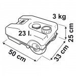 Fiamma Jätevesisäiliö Roll 23