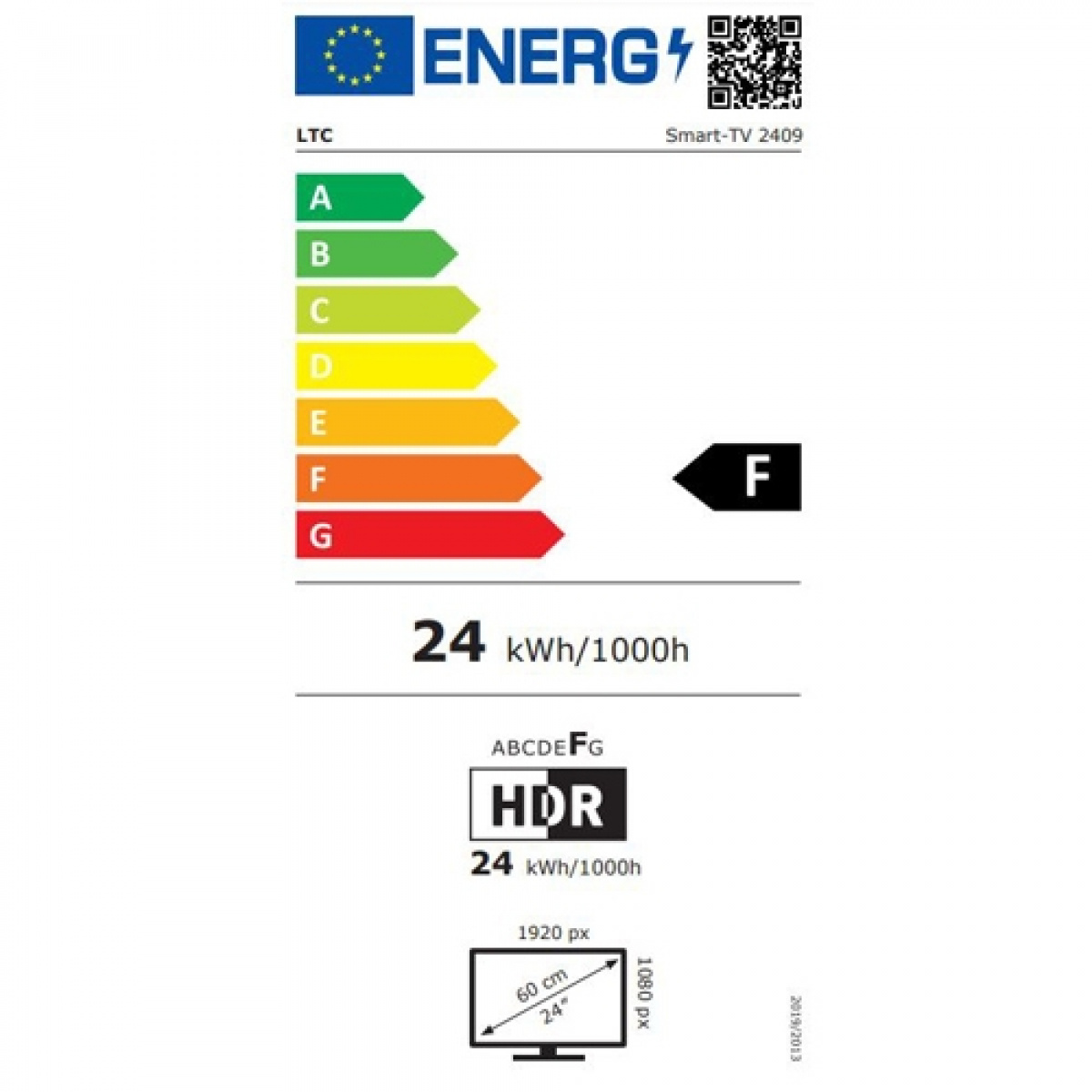 LTC Led Äly-Tv 24 tuumaa ryhmässä Matkailuvaunu & Matkailuauto / Elektroniikka / TV, Kuva & Ääni / TV, Kuva & Ääni @ Campmarket (70240)