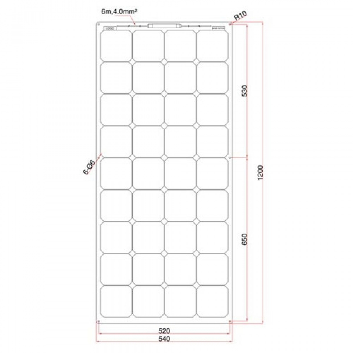 LTC Aurinkokenno Flat Line 150W ryhmässä Matkailuvaunu & Matkailuauto / Elektroniikka / Aurinkopaneelit @ Campmarket (70363)