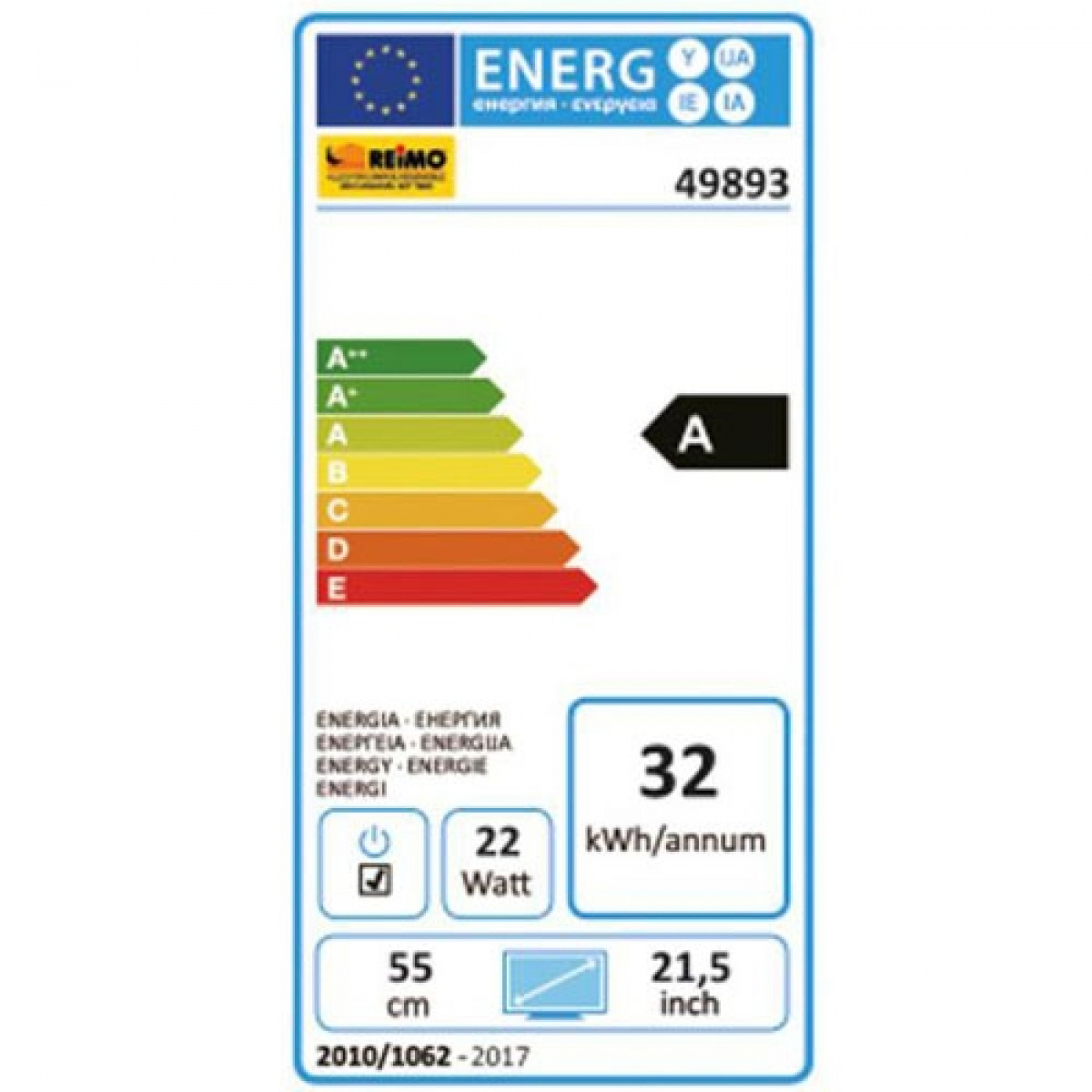 Carbest Äly TV LED 21,5 tuumaa Full HD ryhmässä Matkailuvaunu & Matkailuauto / Elektroniikka / TV, Kuva & Ääni / TV, Kuva & Ääni @ Campmarket (70469)