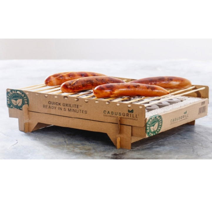 Casusgrilli Kertakäyttö Grilli Eco Friendly ryhmässä Kotitalous & Keittiö / Grillit / Muut Grillit @ Campmarket (70862)